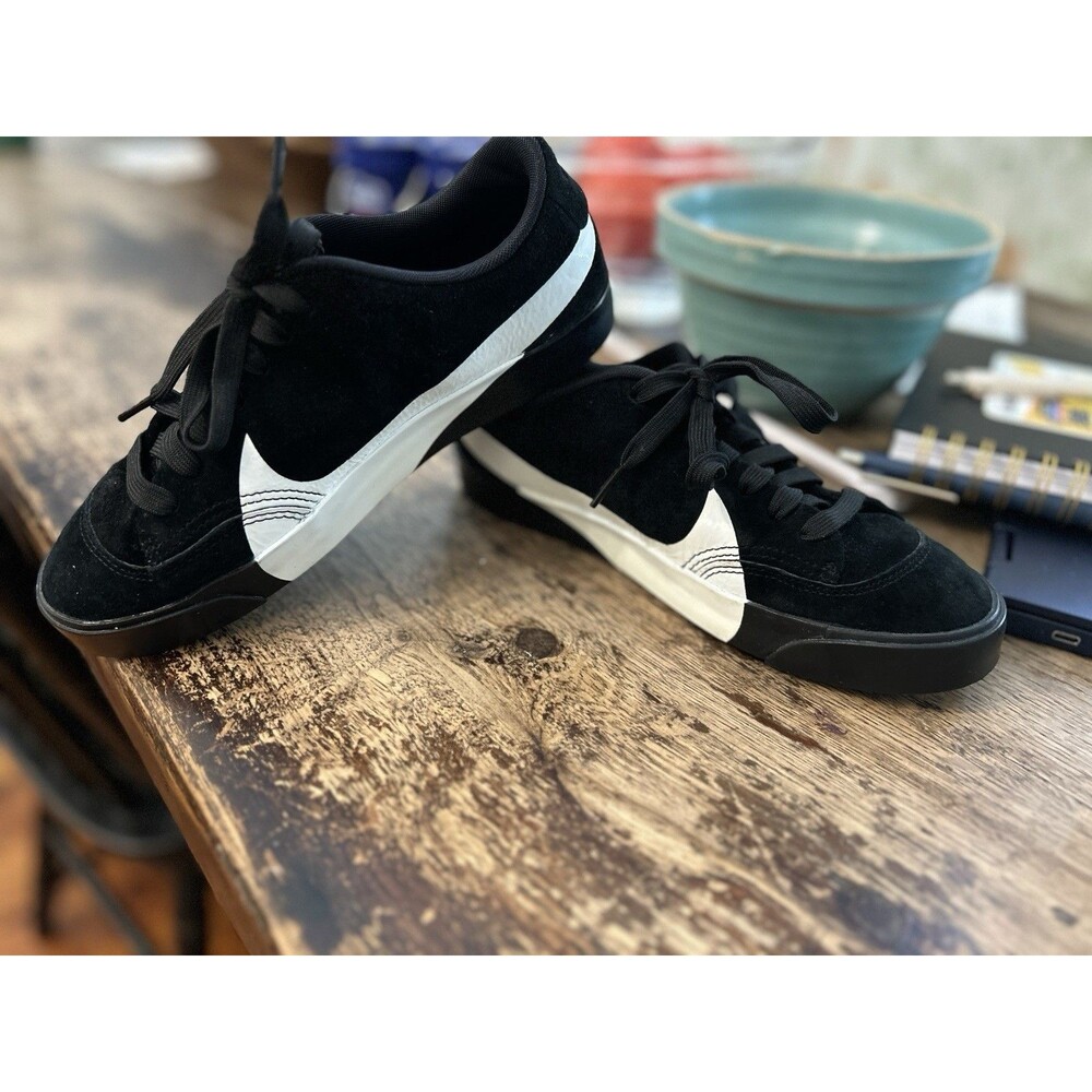 Nike Blazer City Low Lx Black White Women's - AV2253-001 Size 7